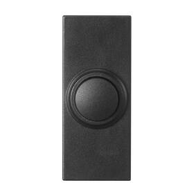 Heath Zenith 726084284388 Black Plastic Wireless Push Button Doorbell