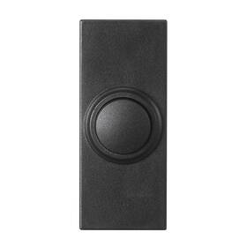 91009271 Heath Zenith Black Plastic Wireless Push Button Doorbell