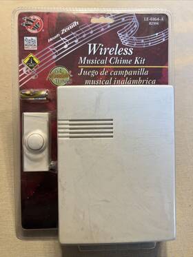 Le-6164 Heath Zenith Wireless Door Chime 64 Musical Tones Sealed