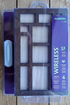 Sl-7464-03 Heath Zenith Wood Wireless Doorbell Kit With 150ft. Range