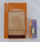 Heathco Heathcco Wood Finish Wired Doorbell W One Brass Push Button 016963900868