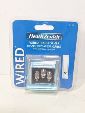 Sl-125-02 Heathzenith 011009525111 Heath Zenith Wired Doorbell Chime Transformer 120v 8-16-24vac