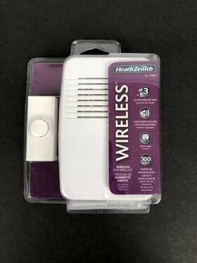 Sl-7366-04 Heathzenith Heath Zenith White Plastic Wireless Door Chime Kit