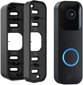 Hibezos All-new Blink Doorbell Corner Mount Adjustable Angle Kit In Black