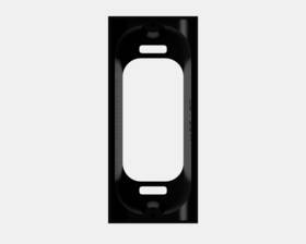 Hrf00-rpro2 Hidden River Lab Ring Wired Doorbell Pro Spacer 0.5 Inch -3.5 For Recessed Wall Clean Install
