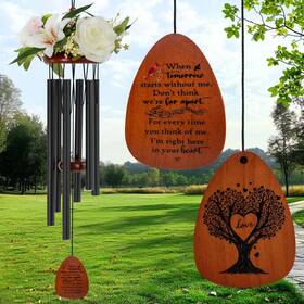 Hnwindchime02 Hn Haiinaa Memorial Wind Chimes For Outside Sympathy With Flowers