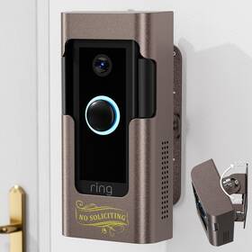 H-d002 Homalor Adjustable Ring Doorbell Angle Mount - All Metal Corner Kit For Wired And Wir