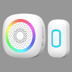 Es01063b Homezone 4pack Battery Operated Wireless Doorbell Model 4.92in Width