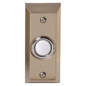 Rpw203a1007-a Honeywell Rpw203a1007 A Door Chime Wired Push Lit Stainless