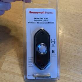Rpw212a1008 Honeywell Home Wired Doorbell Push Button Brushed Nickel Illuminated Rpw212a Nip