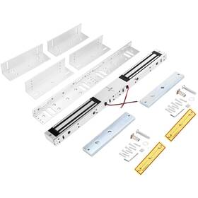 Hongjin 716841011173 Double Door Electromagnetic Lock 12v Dc Fail-safe Surface-mount Magnetic Doo