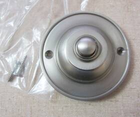 R-010hu-snbp-10 House Of Antique Hardware New 2-7/8 Inch Round Solid Cast Brass Doorbell Button Satin/brushed Nickel Finish