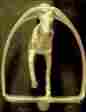 Hsk1 Mayer Mill Stylish Equestrian Brass Horse In Stirrup Door Knocker Elegant