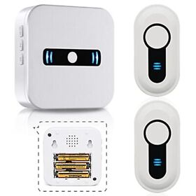 Huwoo Wireless Doorbell Battery Operated Door Bell Chime With 1 Portable