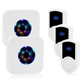 Huwoo Wireless Doorbell Waterproof Door Bell Chime For Home Office Business C