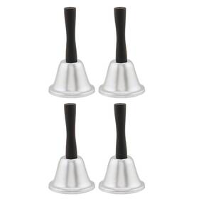 Hyg61501-4 Hygloss Hand Bell Steel 4/bundle