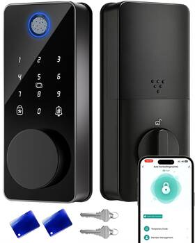 Qek-s03 Iblog Smart Lock Fingerprint Keyless Entry Door App Control Electronic