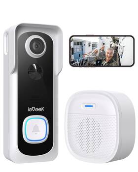 Bell-j9 Iegeek Doorbell Camera Wireless No Subscription - Video Wit