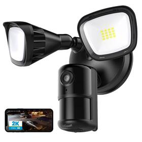 Zy-e1 Iegeek Floodlight Camera Outdoor 2k Wired Home Smart Security Cameras 2.4g
