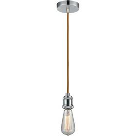 Inno100pc-10cr-1pc Innovations 100pc-10cr-1pc Transitional One Light Mini Pendant From Edison Co