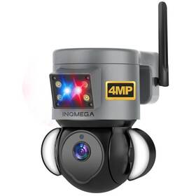 429-4m-ag Inqmega Tuya Security Camera Outdoor 4mp Fhd Wifi With Light Alarm Sy