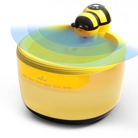 Ip-wf-p02syla Ipettie Honeybee Wireless Cat Water Fountain Battery Operated Cordless Drink