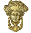7509m Irish Brass Knocker Solid Annalivia Products Medium Polished Door Heavy