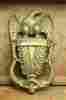 Item264 Unbranded Vintage Large American Eagle Emblem Cast Brass Door Knocker