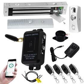 Jasag-r01 Jasugkey 280kg Premium Smart App Unlocking Access Control System Kit Simplified Wiring Door