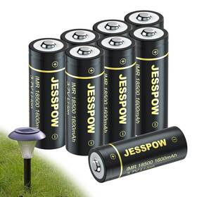 18500 Jesspow 613464783831 Battery Imr Rechargeable Li-ion 1600mah 3.7v F... Fast Ship
