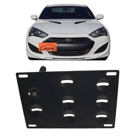 Jgr 642534205379 Racing Car No Drill Tow Eye Front Bumper Hole Hook License Plate Moun