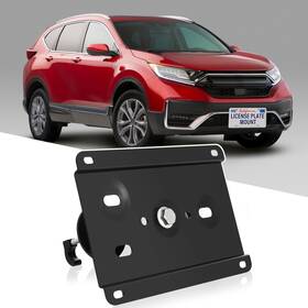 6702 Jiahcn New Front Bumper License Plate Mount Kit Compatible With Honda Cr-v 2012-2023