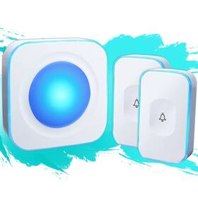 Jsieem 192530815787 Wireless Doorbell Waterproof 1200 Feet Door Bell With 2 Buttons Differen
