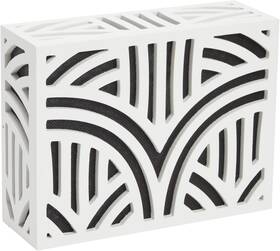 Juvo Plus 445011017037 Wood Doorbell Chime Cover Box Only Corinthian Style Pattern White 8 X 6 3 I