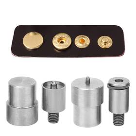 Jwtheeqhbnr8g9aw Jwthee 4pcs Snap Button Die Mould Set Stainless Steel Press Snaps Fasten