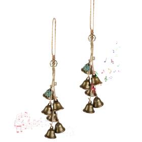 Wnld001-1 Jyhesh 2 Piece Witch Bells For Door Knob Witches Brass