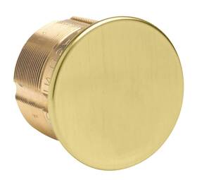 7200dc-04 Kaba Ilco 1-1/4 Inch Dummy Mortise Cylinder 606/us4 Satin Brass