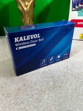 Kalevol 698596305007 Wireless Doorbell Door Bells Chime Kit With Adjustable 36 Melodies