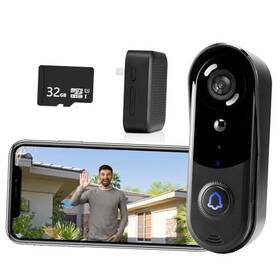 Kalogl-j1 Kalogl Wireless Video Doorbell Camera 1080p No Monthly Fee