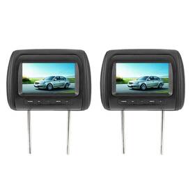 Keensosy78bwdh15 Keenso Car Lcd Display Adjustable Headrest 7in Screen Size 2pcs Set Video Monito