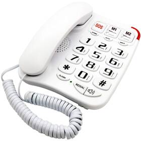 K-p045w Kerlitar Amplified Corded Phones For Hearing Impaired Aid Seniors Large
