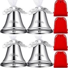 Rh-kigeli-998 Kigeli 4 Sets Its A Wonderful Life Christmas Bell Ornaments 2026 Silver