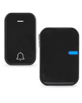 Kimrog 732262541419 Battery-free Wireless Doorbell No Batteries Needed Easy Installation 600 Ft R