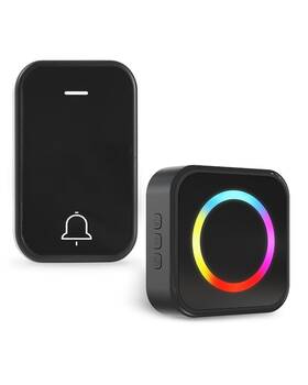 Kimrog 732262541426 Battery-free Wireless Doorbell Adjustable Volume Waterproof For Classroom Hom
