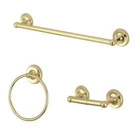 Bak31248pb Kingston Brass Victorian 3-piece Bathroom Accessory Set Polished