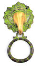 Knocker Elephant Brass Antique Door Ganesha Head Reproduction