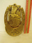 8145-3 Knocker Star Brass Color Boots Door Horseshoe