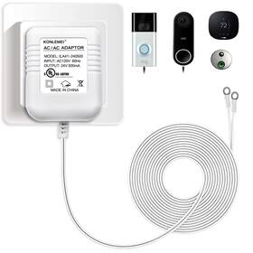 Adpter-3 Konlemei Doorbell Power Adapter 24v Transformer Compatible With Video 20ft/