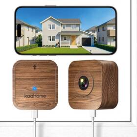 Lc6212 Koohome 2k Window Camera For Indoor And Outdoor Home Security Color Night Vision Anti-g