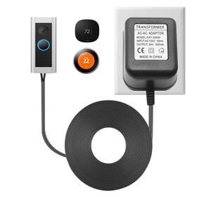 Kxy-245000 Kzfuli 24v Video Doorbell Power Transformer Compatible With Nest Hello Wyze Eufy